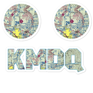 Madison County Executive Airport-Tom Sharp Jr Field (MDQ) VFR Sectional Sticker Pack