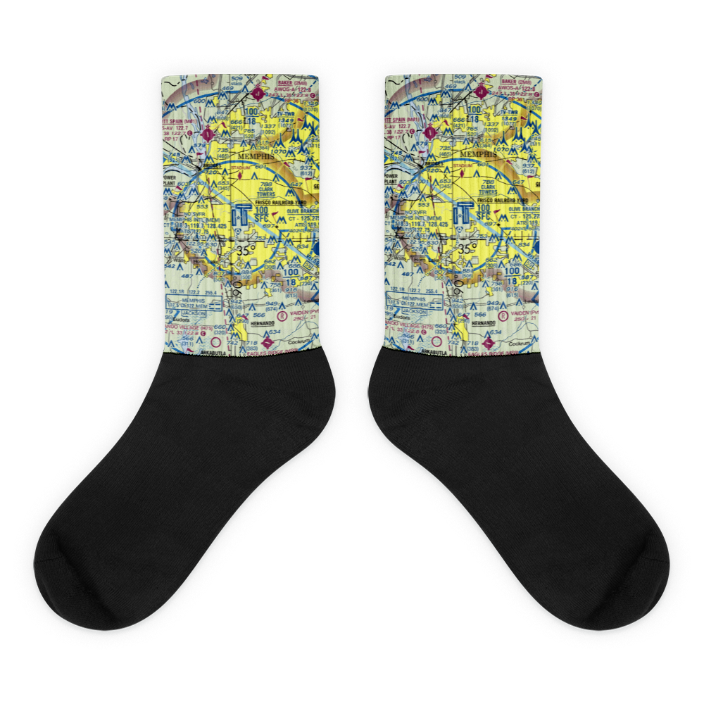 Memphis International Airport (MEM) VFR Sectional Socks 