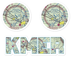 Castle Airport (MER) VFR Sectional Sticker Pack