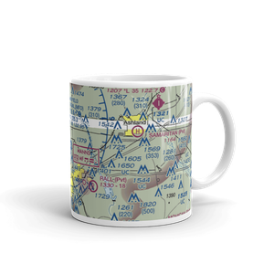 Mansfield Lahm Regional Airport (MFD) VFR Sectional  Mug