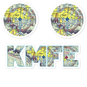 Mc Allen Miller International Airport (MFE) VFR Sectional Sticker Pack