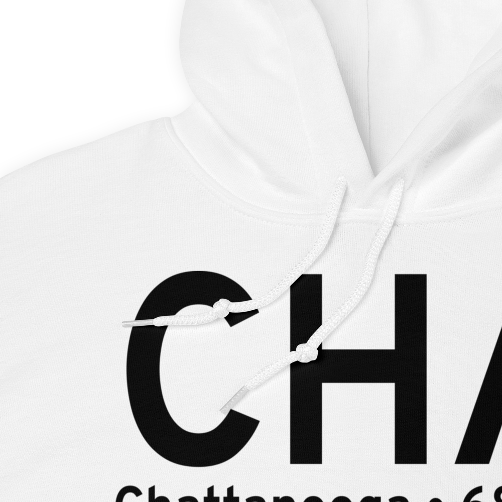 Chattanooga (KCHA) Airport Hoodie Sweatshirt 