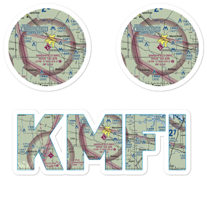 Marshfield Municipal Airport (MFI) VFR Sectional Sticker Pack