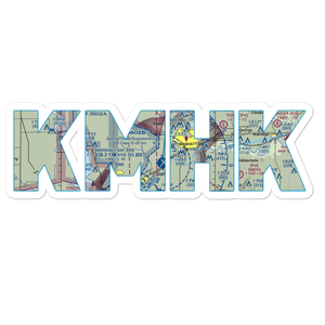 Manhattan Regional Airport (MHK) VFR Sectional Sticker