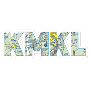 McKellar-Sipes Regional Airport (MKL) VFR Sectional Sticker