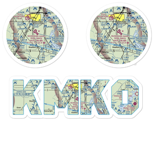 Muskogee-Davis Regional Airport (MKO) VFR Sectional Sticker Pack