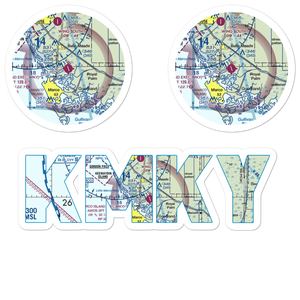 Marco Island Executive Airport (MKY) VFR Sectional Sticker Pack