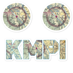 Mariposa Yosemite Airport (MPI) VFR Sectional Sticker Pack