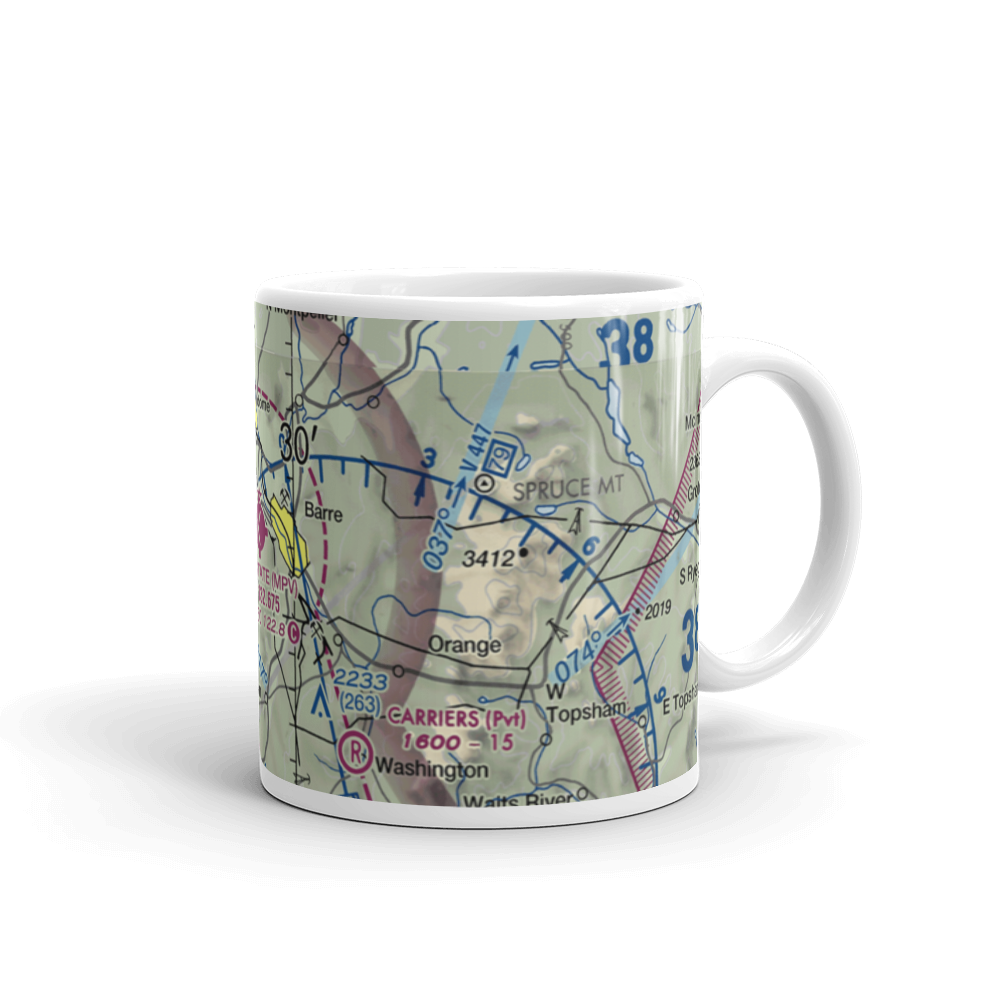Edward F Knapp State Airport (MPV) VFR Sectional  Mug 