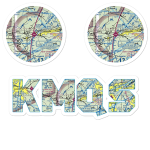 Chester County G O Carlson Airport (MQS) VFR Sectional Sticker Pack