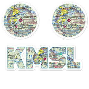 Northwest Alabama Regional Airport (MSL) VFR Sectional Sticker Pack