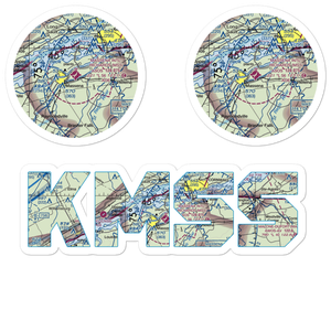 Massena International Richards Field (MSS) VFR Sectional Sticker Pack