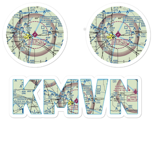 Mt. Vernon Outland Airport (MVN) VFR Sectional Sticker Pack