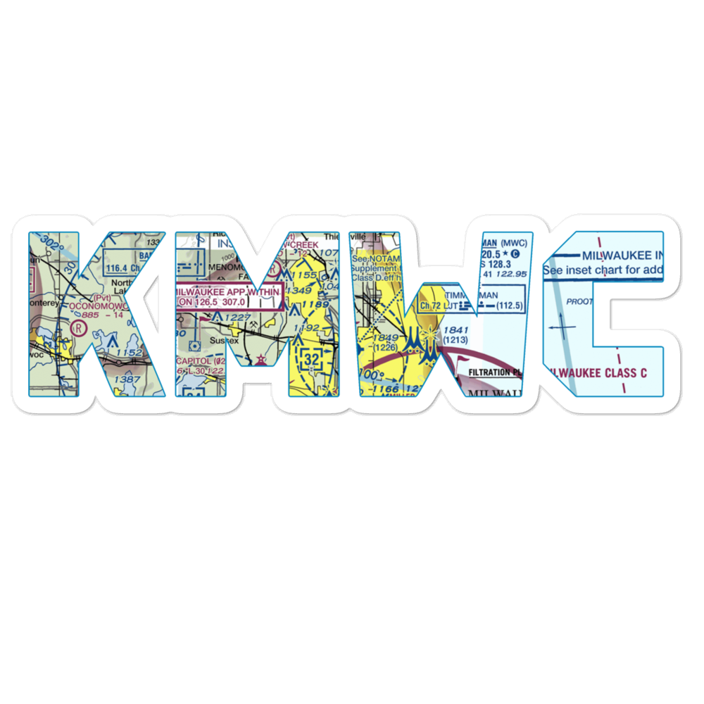 Lawrence J Timmerman Airport (MWC) VFR Sectional Sticker 