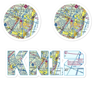 Lakewood Airport (N12) VFR Sectional Sticker Pack