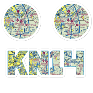 Flying W Airport (N14) VFR Sectional Sticker Pack