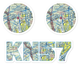 New Garden Airport (N57) VFR Sectional Sticker Pack