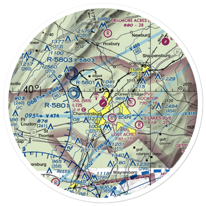 Franklin County Regional Airport (N68) VFR Sectional Sticker (30 mile)