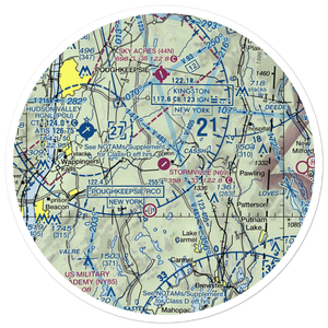 Stormville Airport (N69) VFR Sectional Sticker (30 mile)