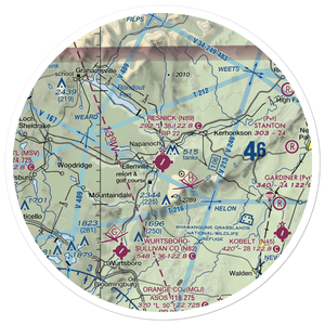 Joseph Y Resnick Airport (N89) VFR Sectional Sticker (30 mile)