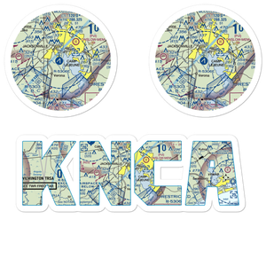 New River MCAS /H/ /Mccutcheon Fld/ Airport (NCA) VFR Sectional Sticker Pack