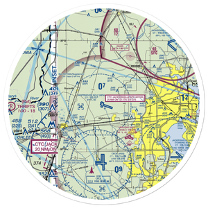 Whitehouse Naval Outlying Field (NEN) VFR Sectional Sticker (30 mile)