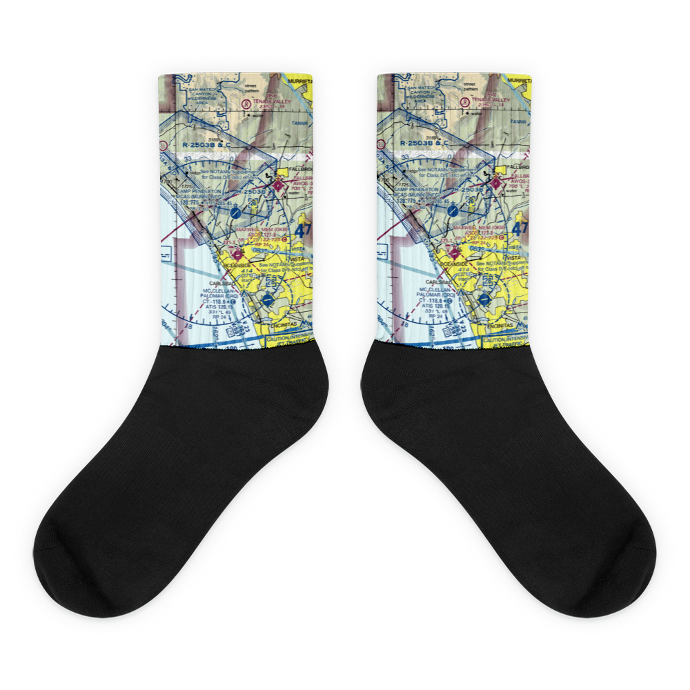 Camp Pendleton MCAS (Munn Field) Airport (NFG) VFR Sectional Socks 
