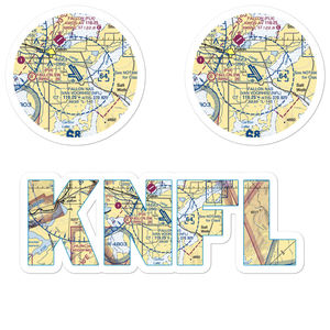 Fallon Naval Air Station (NFL) VFR Sectional Sticker Pack
