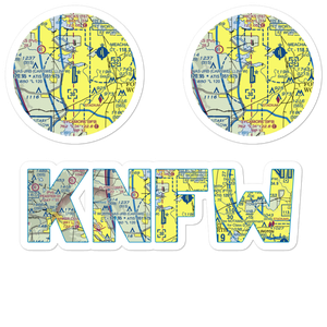 NAS Fort Worth JRB/Carswell Field (NFW) VFR Sectional Sticker Pack
