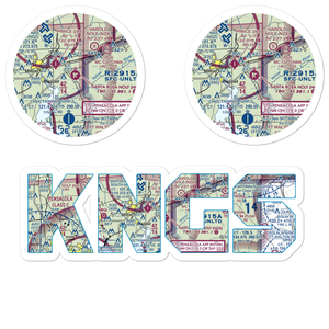Santa Rosa Nolf Airport (NGS) VFR Sectional Sticker Pack