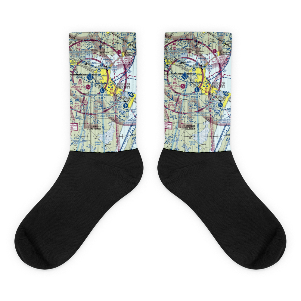 Cabaniss Field Nolf Airport (NGW) VFR Sectional Socks 