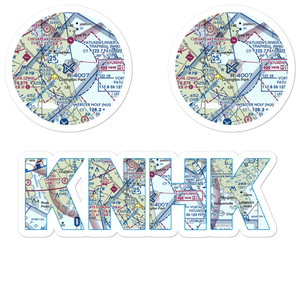 Patuxent River Naval Air Station (Trapnell Field) (NHK) VFR Sectional Sticker Pack