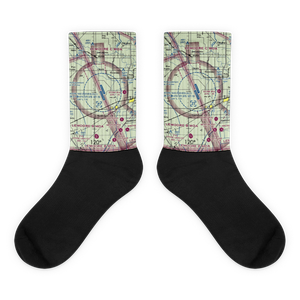 Lemoore Naval Air Station (Reeves Field) Airport (NLC) VFR Sectional Socks