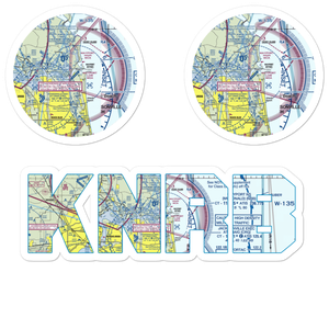 Naval Station Mayport (Admiral David L. Mcdonald Field) (NRB) VFR Sectional Sticker Pack