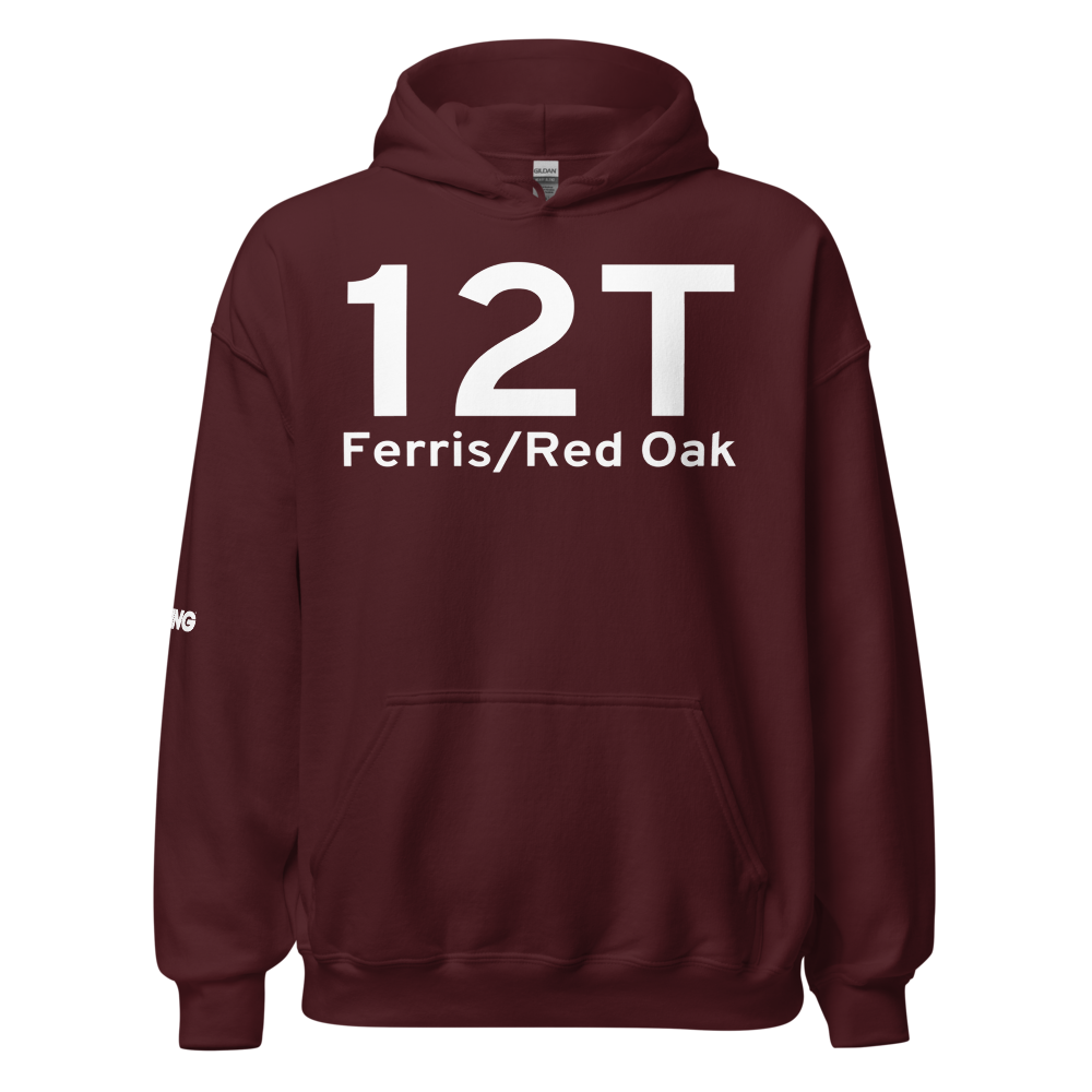 Ferris/Red Oak (12T) Airport Hoodie Sweatshirt 