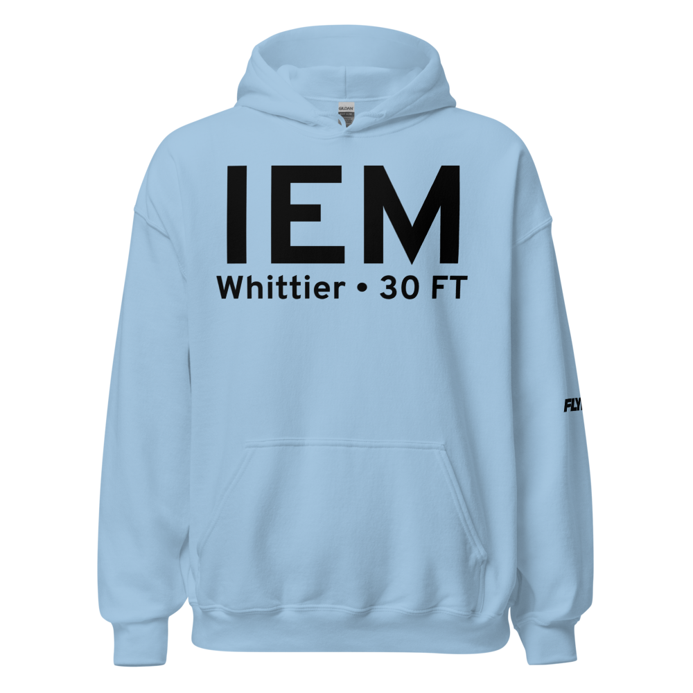 Whittier (PAWR) Airport Hoodie Sweatshirt 