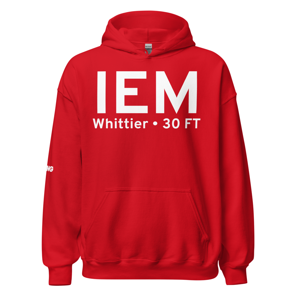 Whittier (PAWR) Airport Hoodie Sweatshirt 