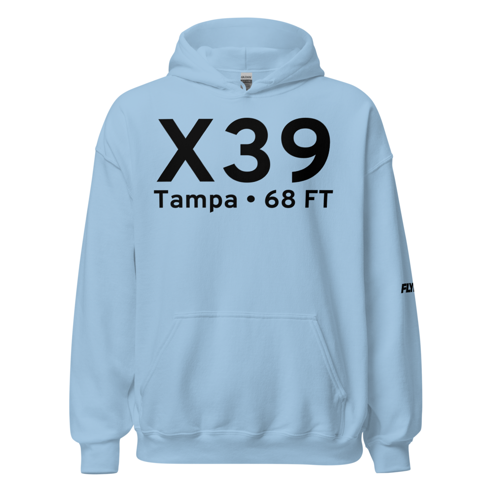 Tampa (KX39) Airport Hoodie Sweatshirt 