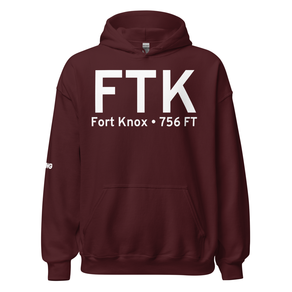 Fort Knox (KFTK) Airport Hoodie Sweatshirt 
