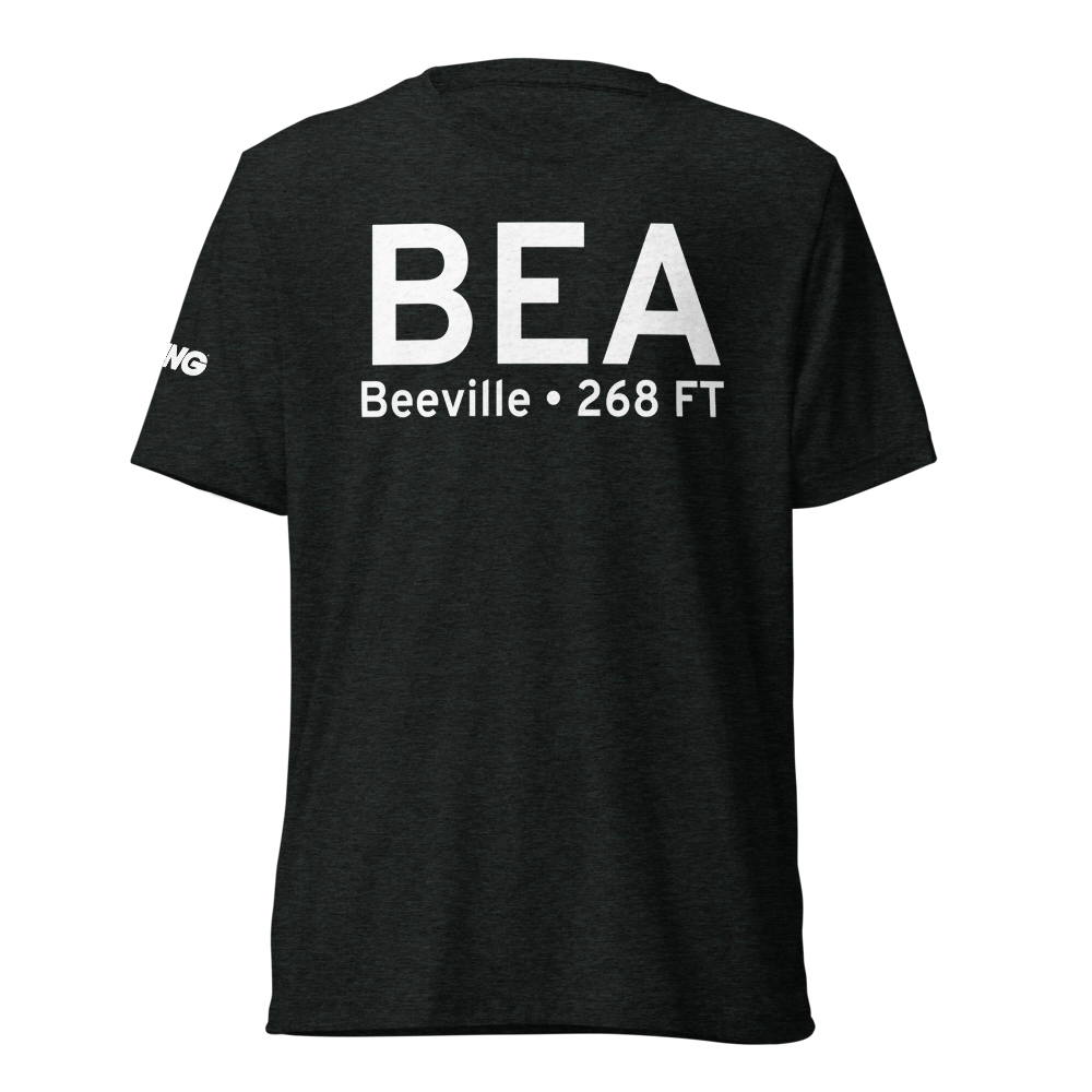 Beeville (KBEA) Airport Tri-blend T-Shirt 