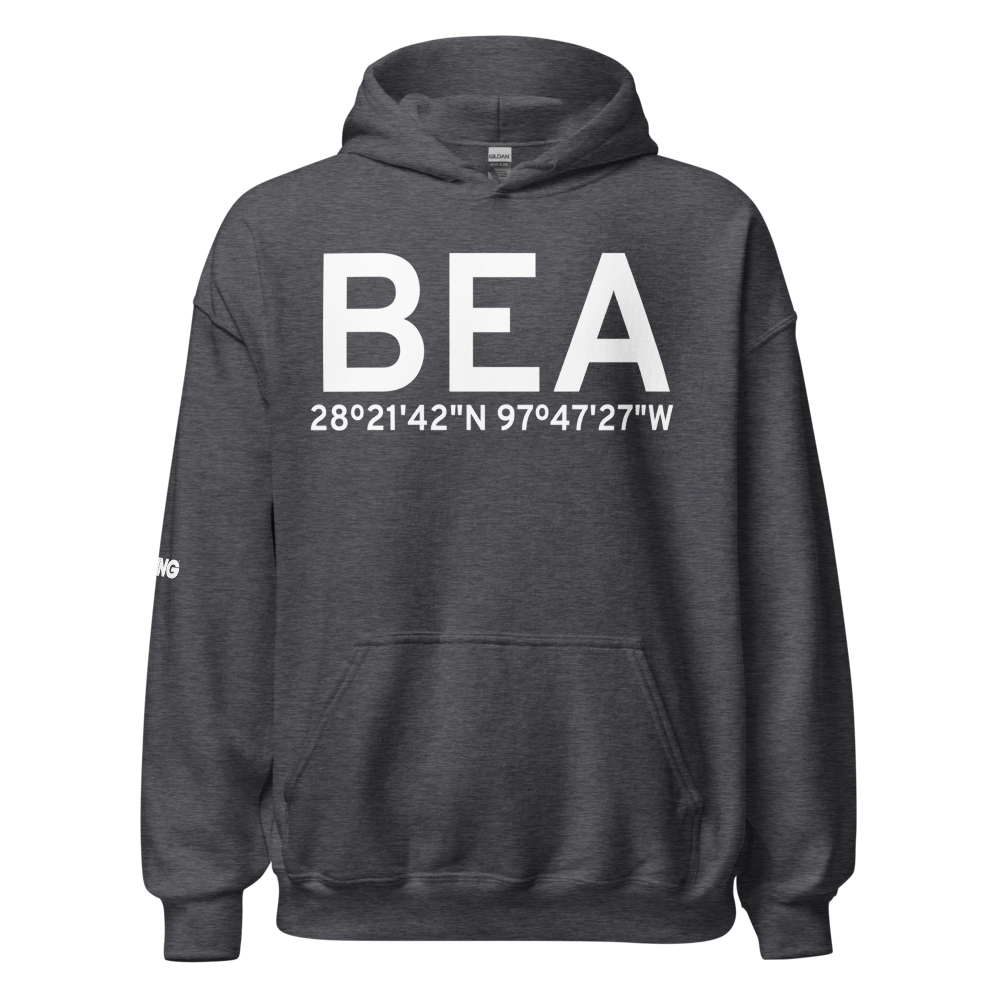 Beeville (KBEA) Airport Hoodie Sweatshirt 