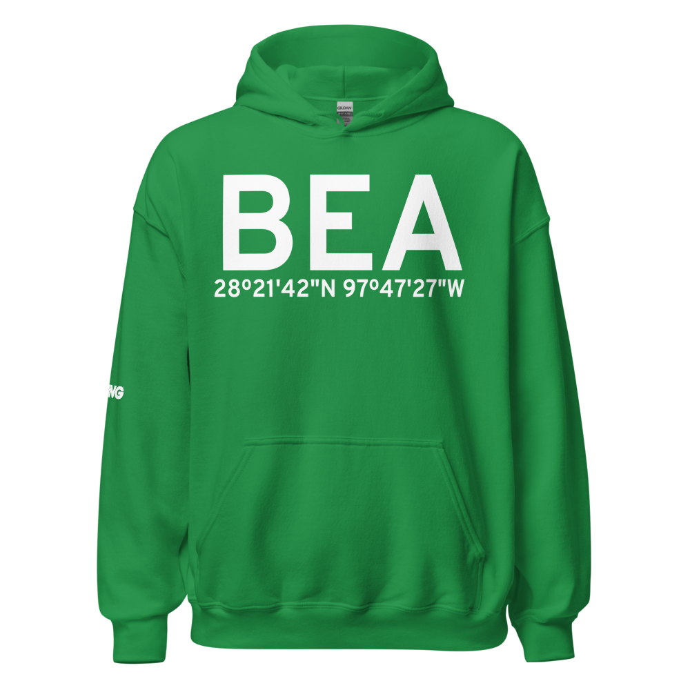 Beeville (KBEA) Airport Hoodie Sweatshirt 