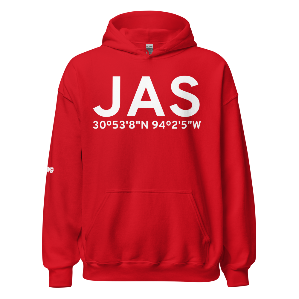 Jasper (KJAS) Airport Hoodie Sweatshirt 