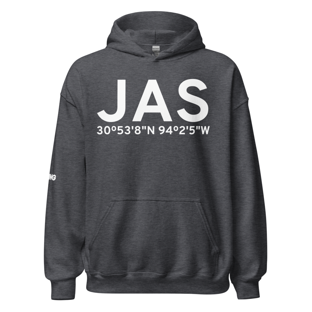 Jasper (KJAS) Airport Hoodie Sweatshirt 