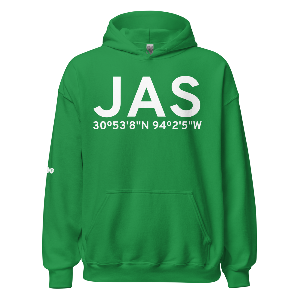 Jasper (KJAS) Airport Hoodie Sweatshirt 