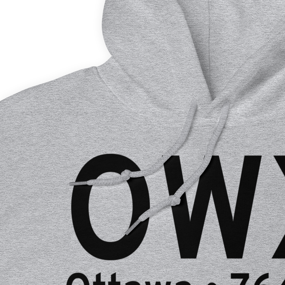 Ottawa (KOWX) Airport Hoodie Sweatshirt 