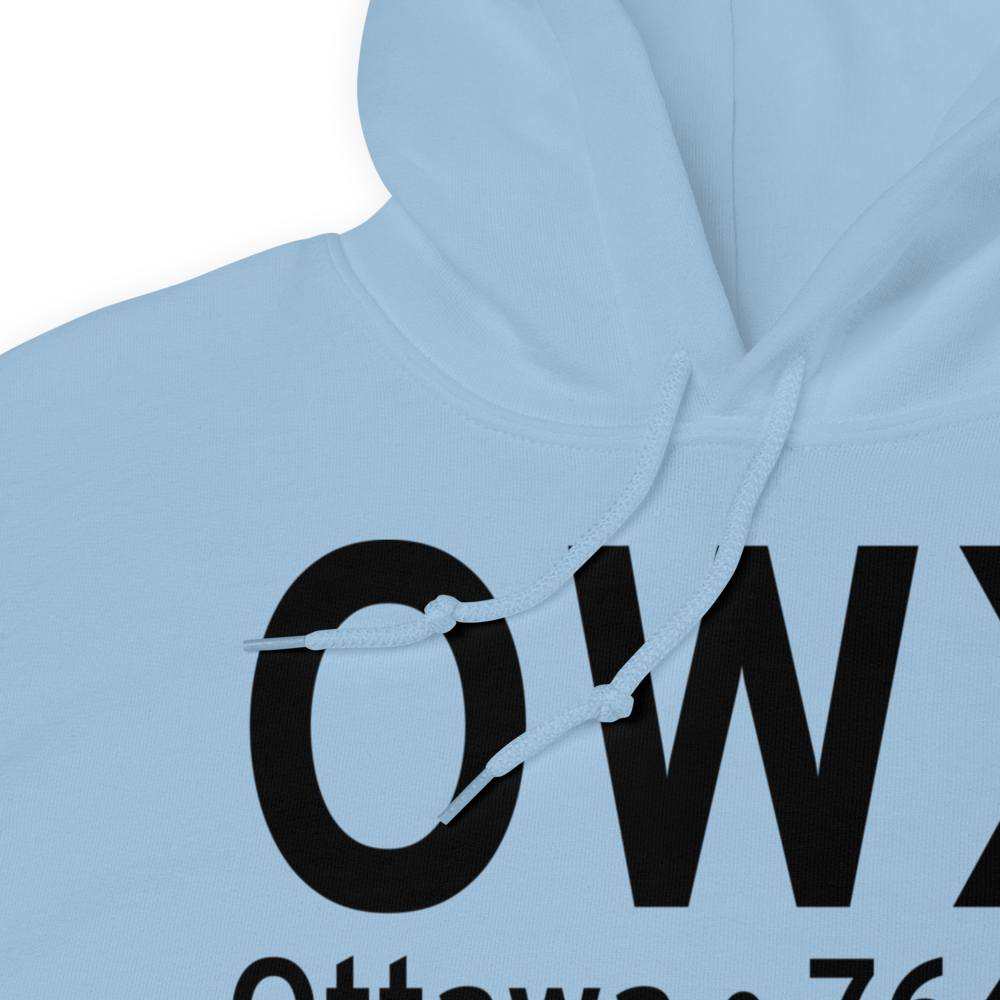 Ottawa (KOWX) Airport Hoodie Sweatshirt 