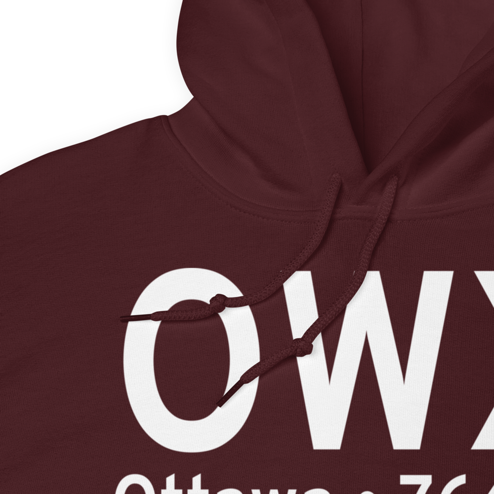 Ottawa (KOWX) Airport Hoodie Sweatshirt 