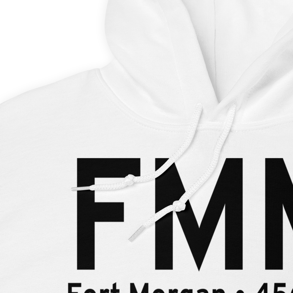 Fort Morgan (KFMM) Airport Hoodie Sweatshirt 