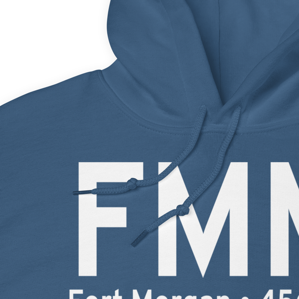 Fort Morgan (KFMM) Airport Hoodie Sweatshirt 
